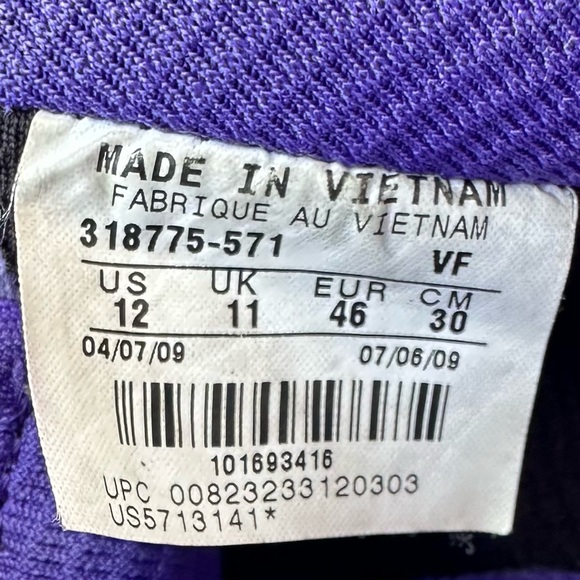 Nike Air Force 1 Low Premium Eddie Cruz. Size 12 Snake Skin “Lakers” West. main image 9